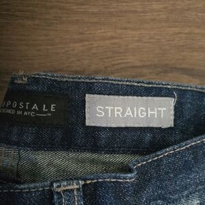 Aéropostale Straight Jeans - Dark Blue Denim